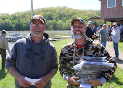 I fished the Run 'N Gun Bassmasters Burr Oak Big Bass Bash in late April, but these two guys won