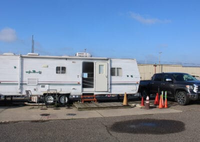 Our camper at Ken's Marine